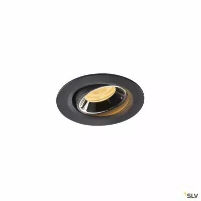 NUMINOS� MOVE XS, encastr� de plafond int�rieur, orientable, 20�, noir/chrome, LED, 7W, 2700K (1005555)