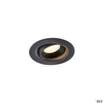 NUMINOS® MOVE XS, encastré de plafond intérieur, orientable, 40°, noir, LED, 7W, 3000K (1005574)