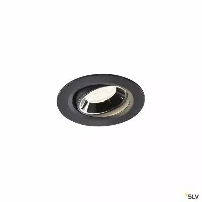 NUMINOS� MOVE XS, encastr� de plafond int�rieur, orientable, 40�, noir/chrome, LED, 7W, 4000K (1005594)