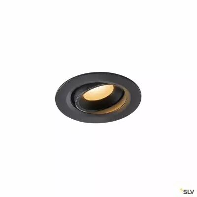 NUMINOS� MOVE XS, encastr� de plafond int�rieur, orientable, 55�, noir, LED, 7W, 2700K (1005559)