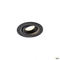 NUMINOS® MOVE XS, encastré de plafond intérieur, orientable, 55°, noir, LED, 7W, 4000K (1005595)