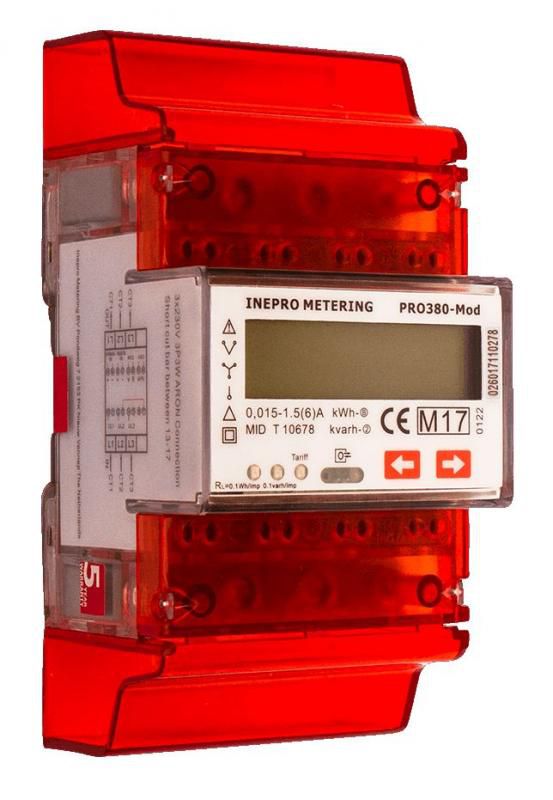 Compteur électrique triphasé/tétra 5 A (TC) MODBUS - PRO380MODCT – VOLTEBOX  : N°1 du comptage électrique