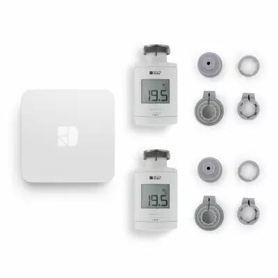 2 t�tes thermostatiques intelligentes avec accessoires (6050664)