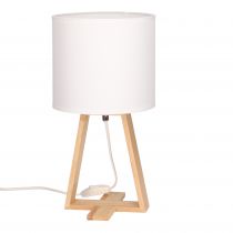 Lampe de table IP20 Nuts E27 40W Blanc (DE-0020-BLA)
