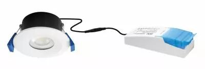 NORD - Encastr� fixe IP20/65, blanc, LED 6W 50� 650lm 3000/4000K (CCT) (50953)
