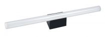 ELASTO LED 2 - Applique murale minimaliste, tube S14d non fourni, en métal noir (51204)