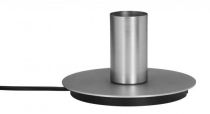 TAVOLA - Support de lampe E27 à poser, métal nickel, lampe non incl. (51209)