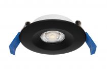 ASPEN VOL1 - Encastré rond, fixe, noir, LED 5W 36° 450lm 3000/4000K (CCT) (51224)