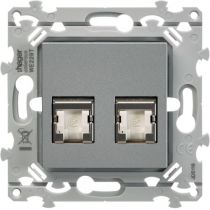 RJ45 CAT.6A STP dble Gr.3TV T. (WE229T)