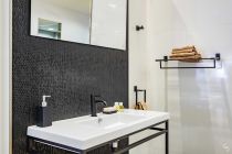 ARGO porte balayette WC mural inox noir mat (8991783)