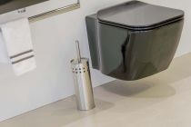 BALAI Brosse WC + support mural inox brossé (8991063)