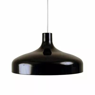 BRASILIA S noir, E27, suspension 40W maxi, livr� sans ampoule (BRA40B)