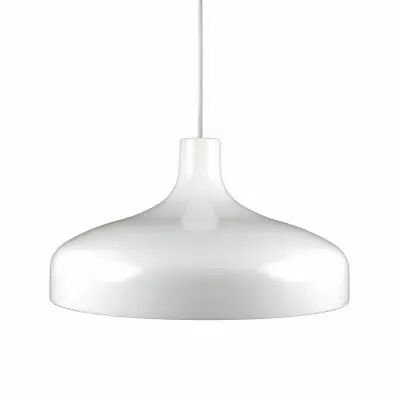 BRASILIA S blanc, E27, suspension 40W maxi, livr� sans ampoule (BRA40W)