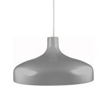 BRASILIA S gris, E27, suspension 40W maxi, livré sans ampoule (BRA40G)