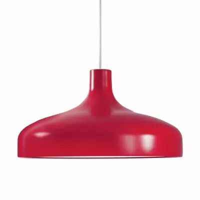 BRASILIA S rouge, E27, suspension 40W maxi, livr� sans ampoule (BRA40R)