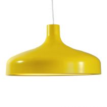BRASILIA S jaune, E27, suspension 40W maxi, livré sans ampoule (BRA40Y)
