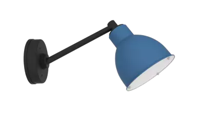 STAN bleu, E27, applique 40W maxi, livr� sans ampoule (STA40BE)