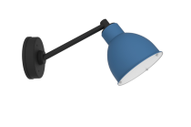 STAN bleu, E27, applique 40W maxi, livré sans ampoule (STA40BE)