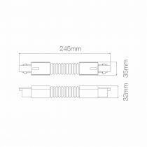 ACCESSOIRE RAIL UNION SOUPLE BLANC(3368)