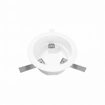 ADAPTATEUR BLANC POUR PROJECTEUR TRIPHASÉ BASE RONDE À ENCASTRER(3851)