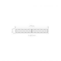 TRAM INTÉGRÉ 10 20W BLANC TUYA 2.700K-6.000K 30º(4735)