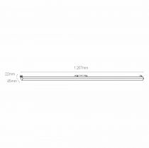 RAIL AIMANT LIGNE NOIR 30W 100º 3000K(4786)