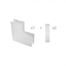 AIMANT DE RAIL DE PLAFOND SURFACE MURALE EN L. BLANC(4638)