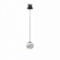 BORA SUSPENSION TOIT ENCASTRABLE CHROME 8,5W 36º 3000K(4618)