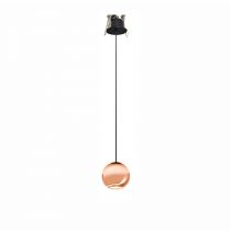 BORA SUSPENSION FLORON INTÉGRÉ OR ROSE 8.5W 36º 2700K(4619)