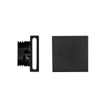 STEPS NOIR ALUMINIUM 4W 220-240V 120º LED EPISTAR 3.000K(4111)