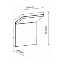 CAPTEUR NEO BLANC ALUMINIUM SIN 9W 220-240V 120º LED 3.000K(3747)