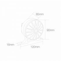 Projecteur extérieur LED NIK 5W. 4000K(4292)