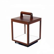 Lampe portable d'extérieur VISOR CORTEN ALUMINIUM 5W 120º LED 3.000K(3931)