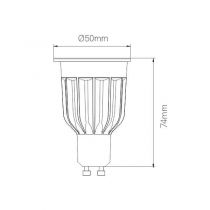 Lampe POWER GU10 12W 220V 60º 2.700K (3438)