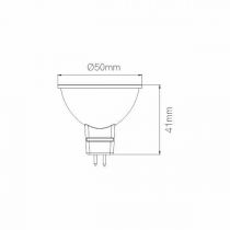 Lampe SYSTEM MR16 8W 12V 60º LED 4.000K (3437-N)