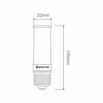 Lampe HQI E27 TUBULAIRE 10W 220V 360º LED 4.000K (3571)