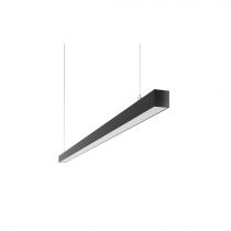 Luminaire intérieur KUBO DE 1130mm - 36W - 2646Lm - 2700K - DALI - Noir-DIF OPAL (753222)