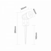 Projecteur ZAS NOIR 3W 30º 3.000K (4134)