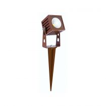 Projecteur ZAS CARRÉ CORTEN 7W 3 000K (4693)