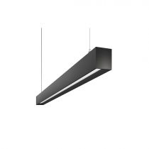 Luminaire d'intérieur WORK DE 1690mm - 51W - 6018 Lm-5500K - ON/OFF -Noir (635512)