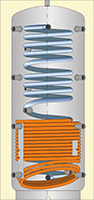 Ballon Chauff 200L 1 Ech.. + ECS Découplage et Prod. ECS Instantanée (BSE021STHE)