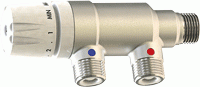 Mitigeur Thermostat. Sous-Lavabo 3/8''M clapets, filtre, code usine : 521201 (MTSL12)