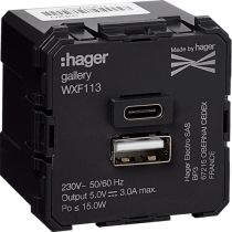 Chargeur USB A+C (WXF113)