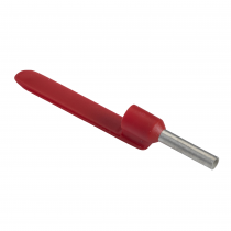 Linergy DZ5 - embout de câble porte étiquette - moyen - 1mm² - rouge - NF (DZ5CA010)