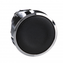Harmony XB4 - tête bouton poussoir - affleurant - Ø22 - noir (ZB4BA2)