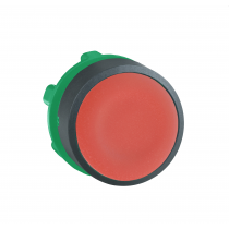 Harmony XB5 - tête bouton poussoir - Ø22 - affleurant - rouge (ZB5AA4)