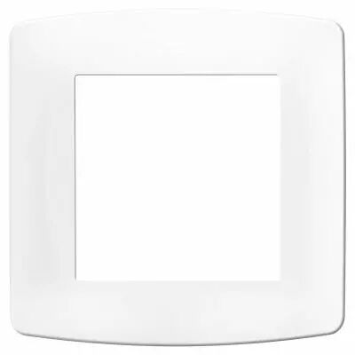 Plaque blanche 1 poste (61895)