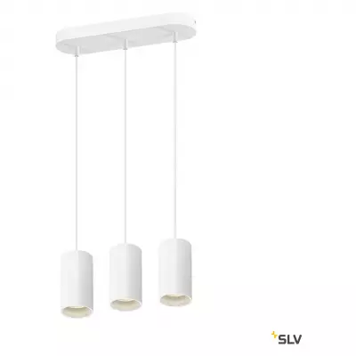ASTO TUBE, suspension, GU10, longueur de suspension 250 cm, 3x max. 10 W, blanc (1006436)