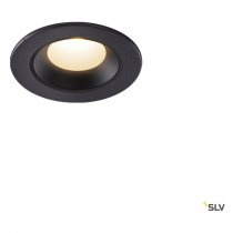 NUMINOS® XS, encastré de plafond intérieur, 20°, noir, LED, 7W, 3000K, IP20/IP44 (1005517)