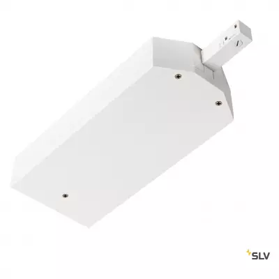 Bo�tier de transformateur 48V TRACK avec embout d'alimentation gauche DALI blanc (1007084)
